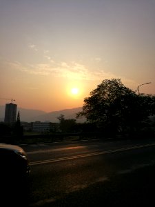 Yucheng District of Ya'an, Sichuan, China at Sunset1