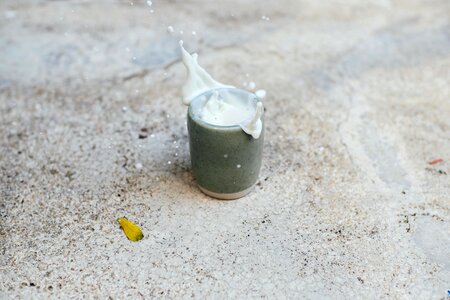 Liquid cup beach