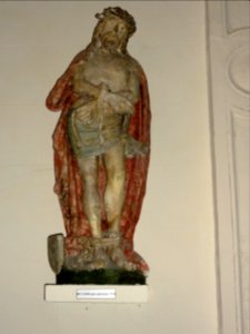 Ypreville-Biville (Seine-Mar.) église d'Ypreville, statue (12) Christ aux liens