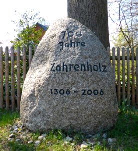 Zahrenholz Stein