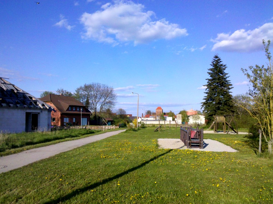 Zahnaer Gartenstraße Blickrichtung Innenstadt 2016