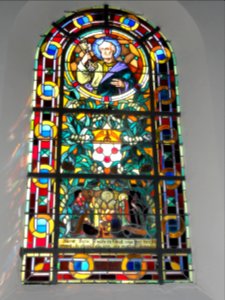 Ypreville-Biville (Seine-Mar.) église d'Ypreville, vitrail 10