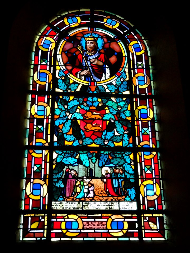 Ypreville-Biville (Seine-Mar.) église d'Ypreville, vitrail 04