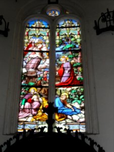 Ypreville-Biville (Seine-Mar.) église d'Ypreville, vitrail 06