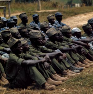 Zaire (voorheen Belgisch Congo ) kamp van Angolese Bevrijdingsbeweging F.N.L.A., Bestanddeelnr 254-9404