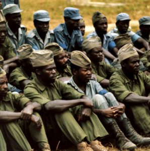 Zaire (voorheen Belgisch Congo ) kamp van Angolese Bevrijdingsbeweging F.N.L.A., Bestanddeelnr 254-9414