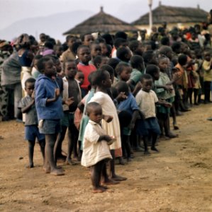 Zaire (voorheen Belgisch Congo ) bevolking Zaire, Bestanddeelnr 254-9385