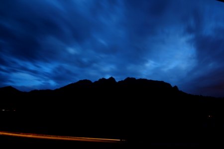 Zahmer Kaiser at night