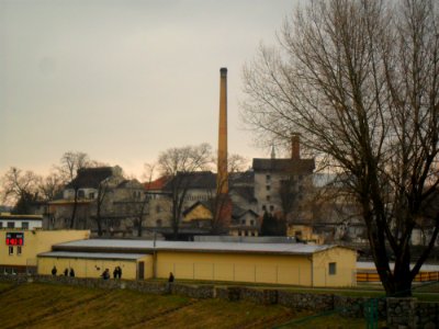 Zamek Piastowski w Racibborzu - widok ze stadionu