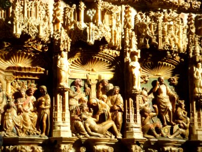 Zaragoza - Basílica del Pilar, retablo de Damián Forment 02 photo