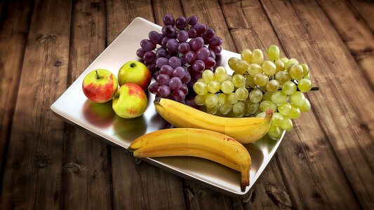 Grapes apple metal shell