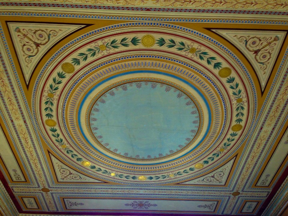 Zappeion hall roof of the entrance