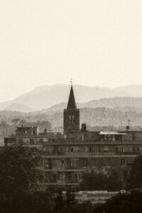 Vacations building steeple