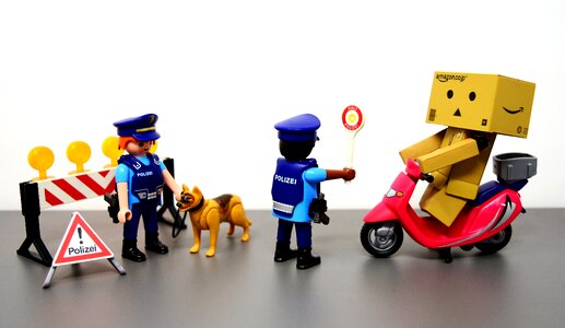 Police officers danbo playmobil photo