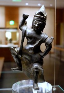 Zao Gongen, mountain king avatar of the diamond world, Japan, late Heian period, 12th century AD, bronze - Ethnological Museum, Berlin - DSC02118