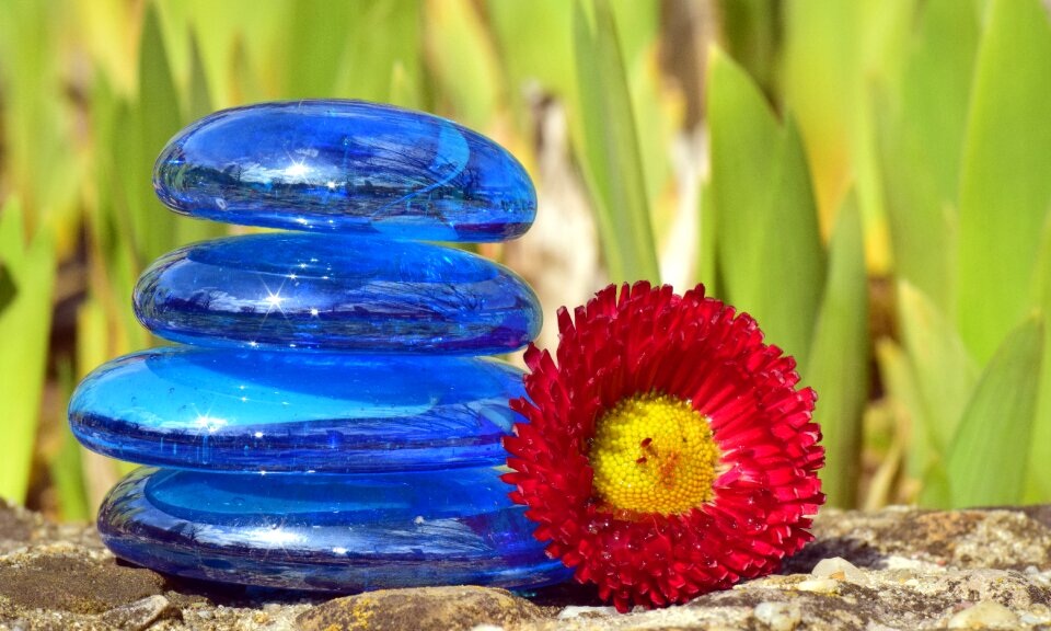 Meditation stone background