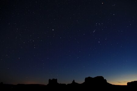 Constellation silhouette nature