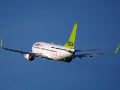 YL-BBI Air Baltic Boeing 737-33A(WL) - cn 27454 takoff from Schiphol (AMS - EHAM), The Netherlands, 17may2014, pic-5
