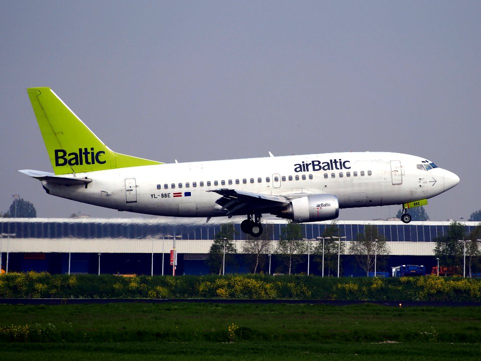 YL-BBE landing at Schiphol (AMS - EHAM), The Netherlands, pic3