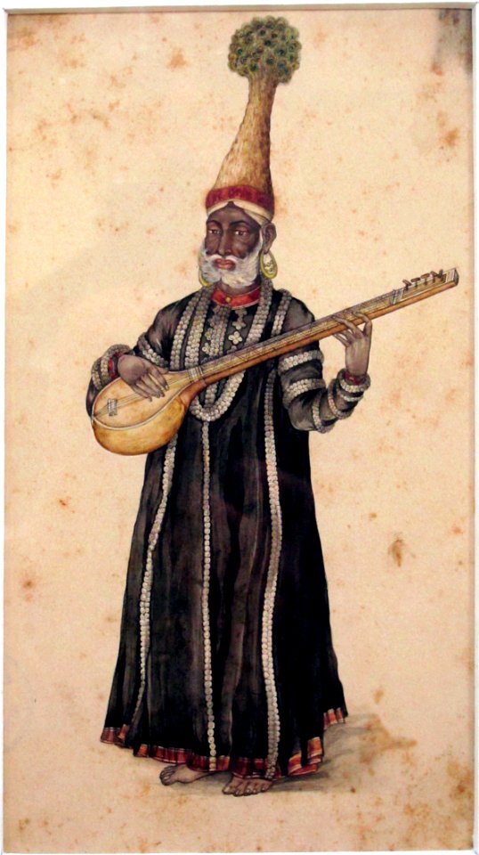 Yogi with Sitar.Company school. 19th cent. BKB 1848