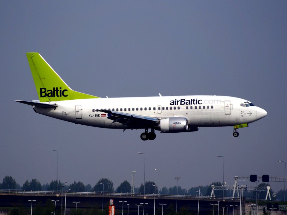 YL-BBE landing at Schiphol (AMS - EHAM), The Netherlands, pic2