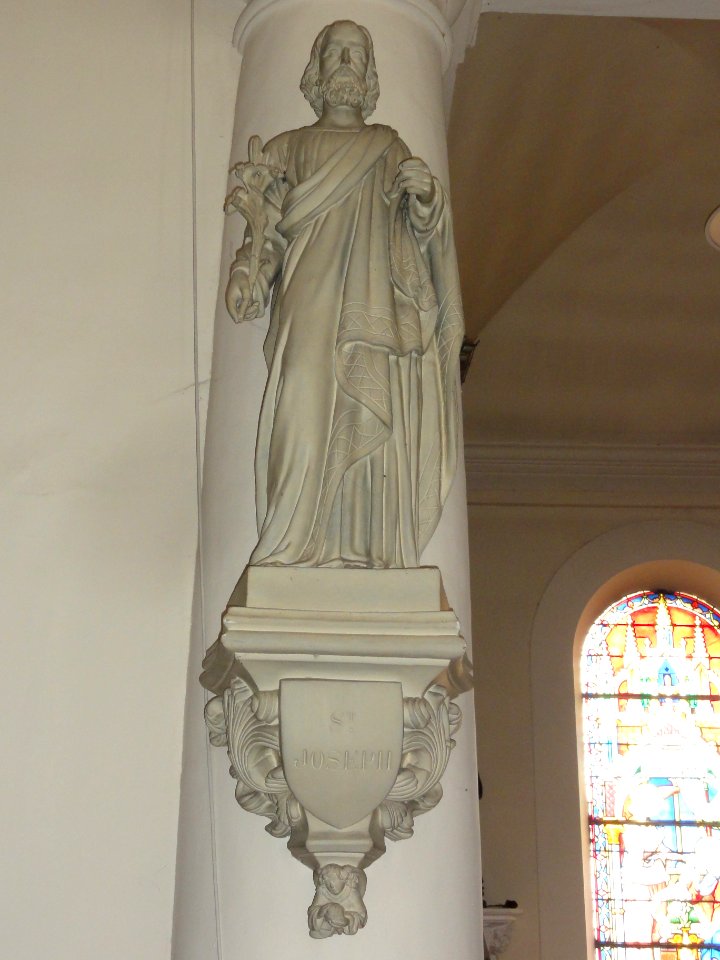 Yerville (Seine-Mar.) église, statue 10 Saint Joseph
