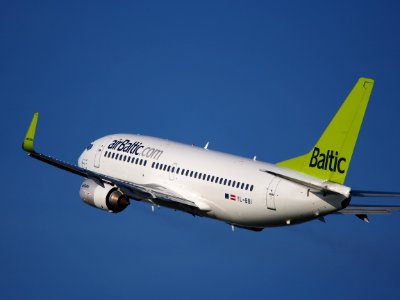 YL-BBI Air Baltic Boeing 737-33A(WL) - cn 27454 takoff from Schiphol (AMS - EHAM), The Netherlands, 17may2014, pic-4
