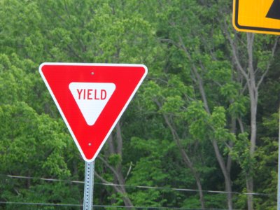 Yield Sign in New Hampshire photo