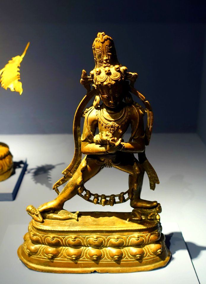 Yidam Samvara, western Tibet, 13th-14th century AD, bronze - Linden-Museum - Stuttgart, Germany - DSC03667