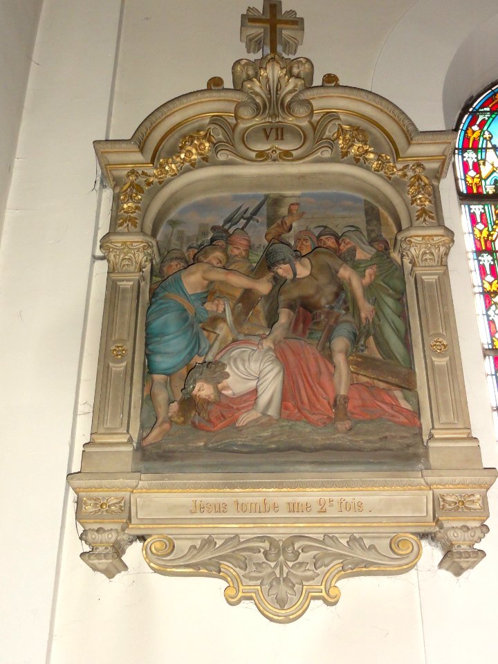 Yerville (Seine-Mar.) église, chemin de croix station 07