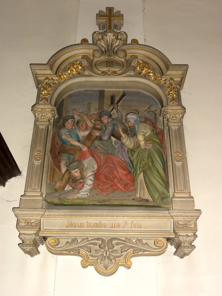 Yerville (Seine-Mar.) église, chemin de croix station 03
