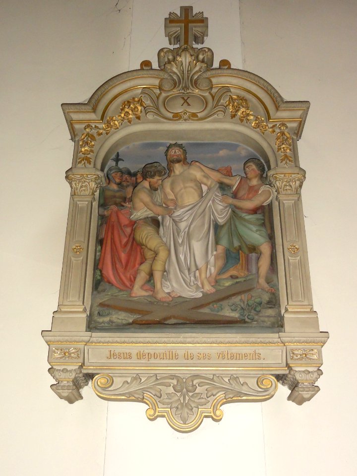 Yerville (Seine-Mar.) église, chemin de croix station 10