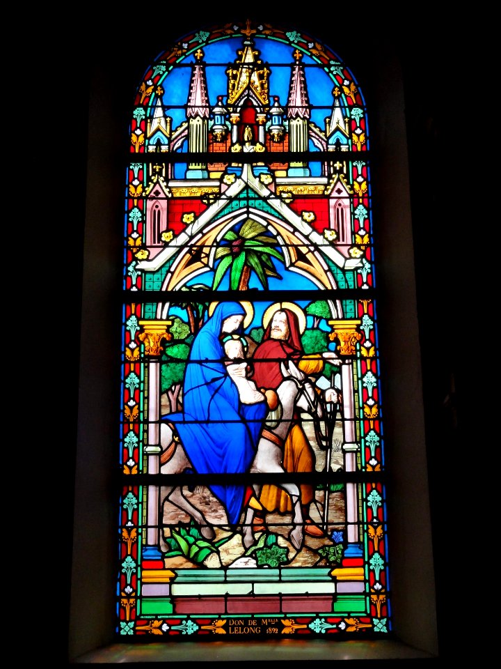 Yerville (Seine-Mar.) église, vitrail 19