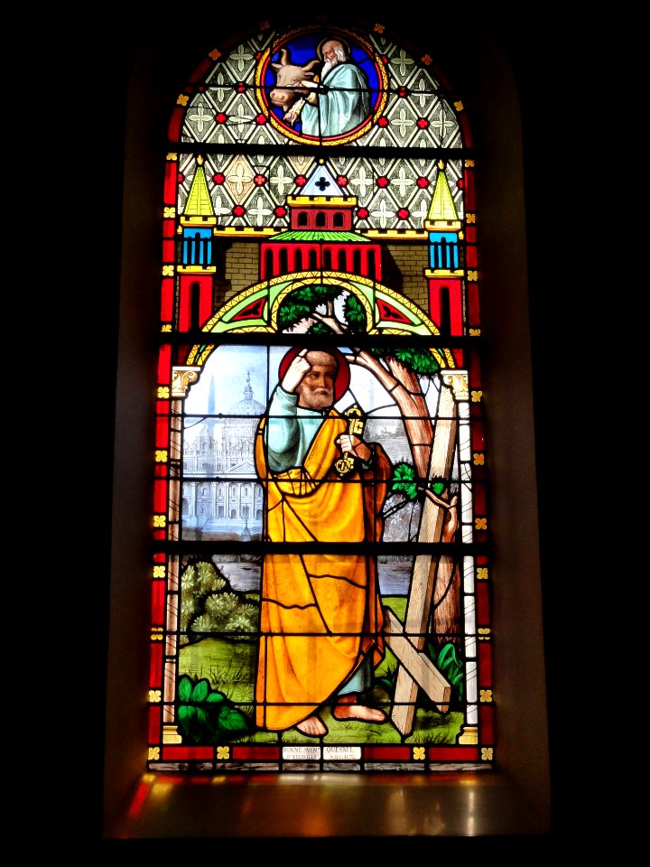 Yerville (Seine-Mar.) église, vitrail 17