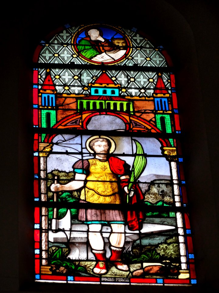 Yerville (Seine-Mar.) église, vitrail 09