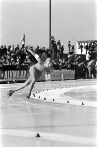 Yep Kramer in actie op de 3000 meter, Bestanddeelnr 930-1370
