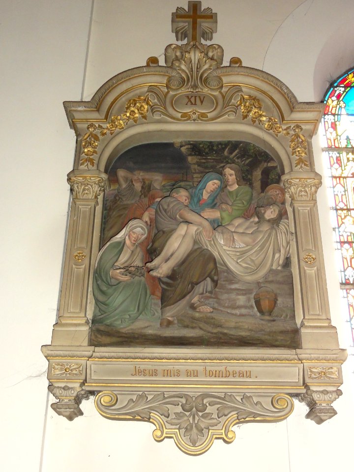 Yerville (Seine-Mar.) église, chemin de croix station 14