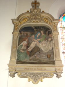 Yerville (Seine-Mar.) église, chemin de croix station 14
