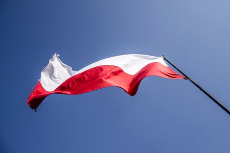 Polish flag flag of poland homeland photo