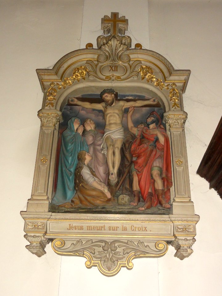 Yerville (Seine-Mar.) église, chemin de croix station 12
