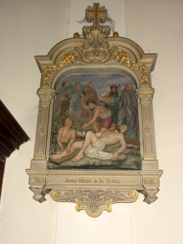 Yerville (Seine-Mar.) église, chemin de croix station 11