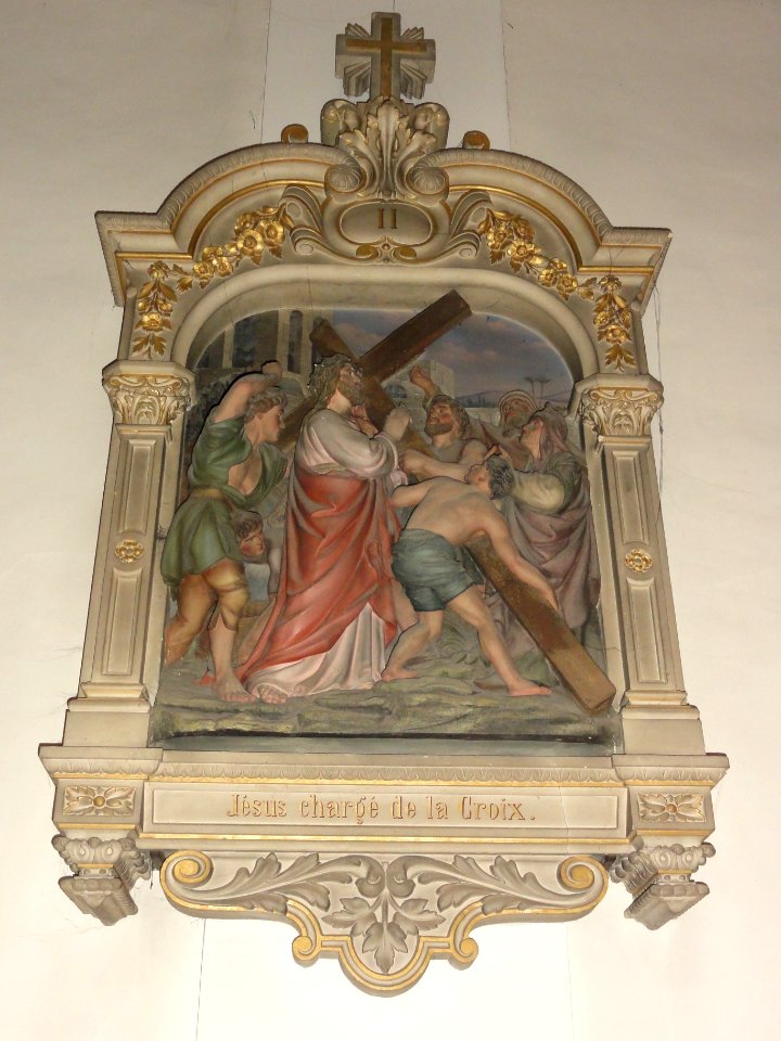 Yerville (Seine-Mar.) église, chemin de croix station 02