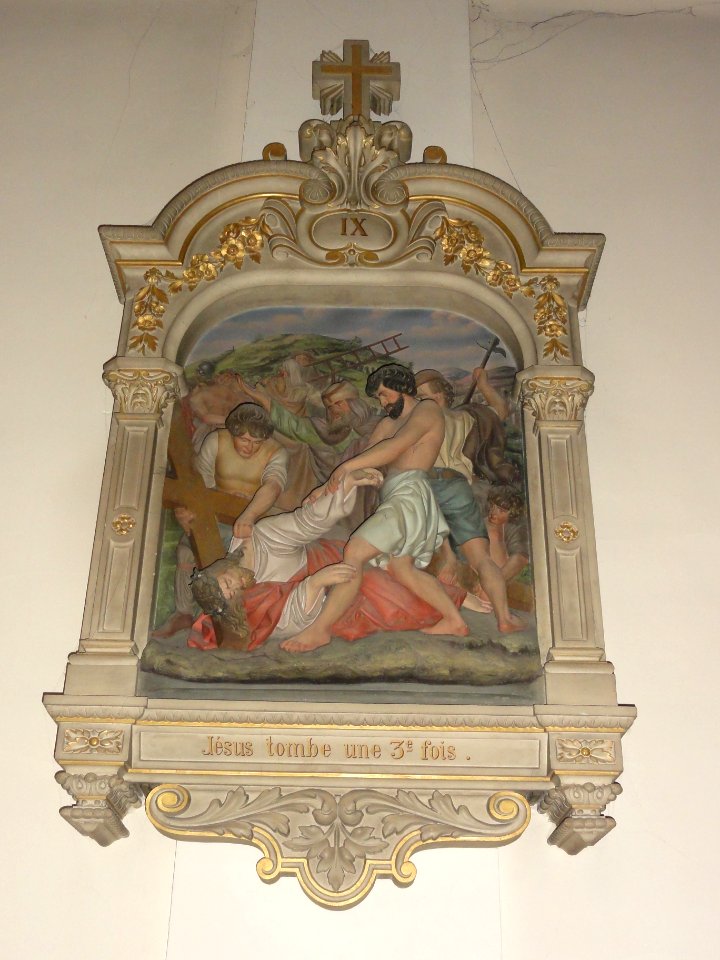 Yerville (Seine-Mar.) église, chemin de croix station 09