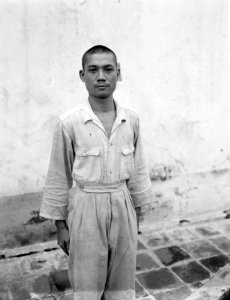 Yanagi Konyo, alias Abdullah, 28 jaar. Gearresteerd 29 december 1947 te Medan, Bestanddeelnr 12904