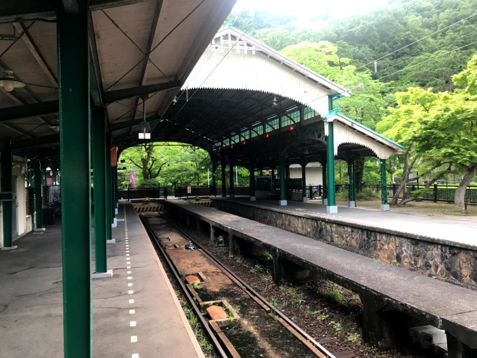 Yase Hieizan guchi station toward ends 20200521