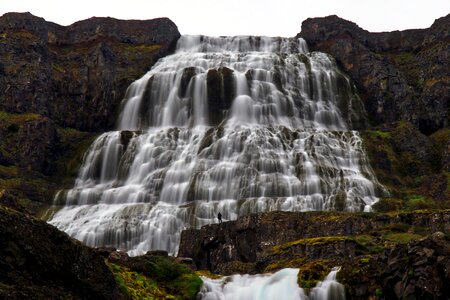Landscape water falls photo
