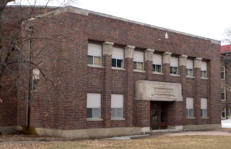 Yankton High School HD auditorium entrance