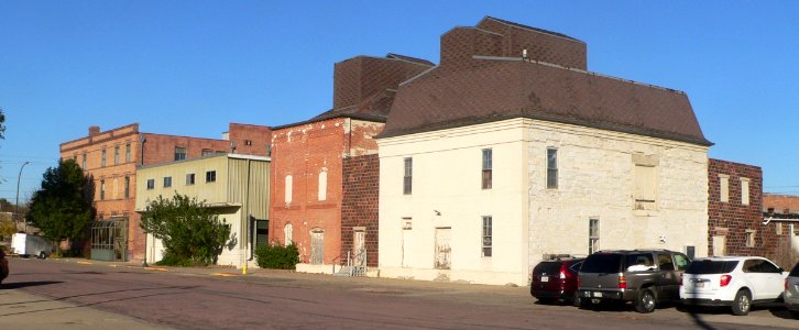 Yankton, South Dakota E side Capital St from Levee St