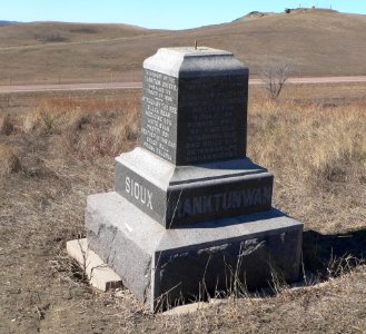 Yankton Treaty of 1858 monument 2