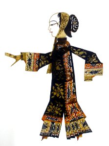 Yanniang Stabbed Tang Qin, China, Qing dynasty, 1644-1911 AD, cowhide - Sichuan Provincial Museum - Chengdu, China - DSC04580